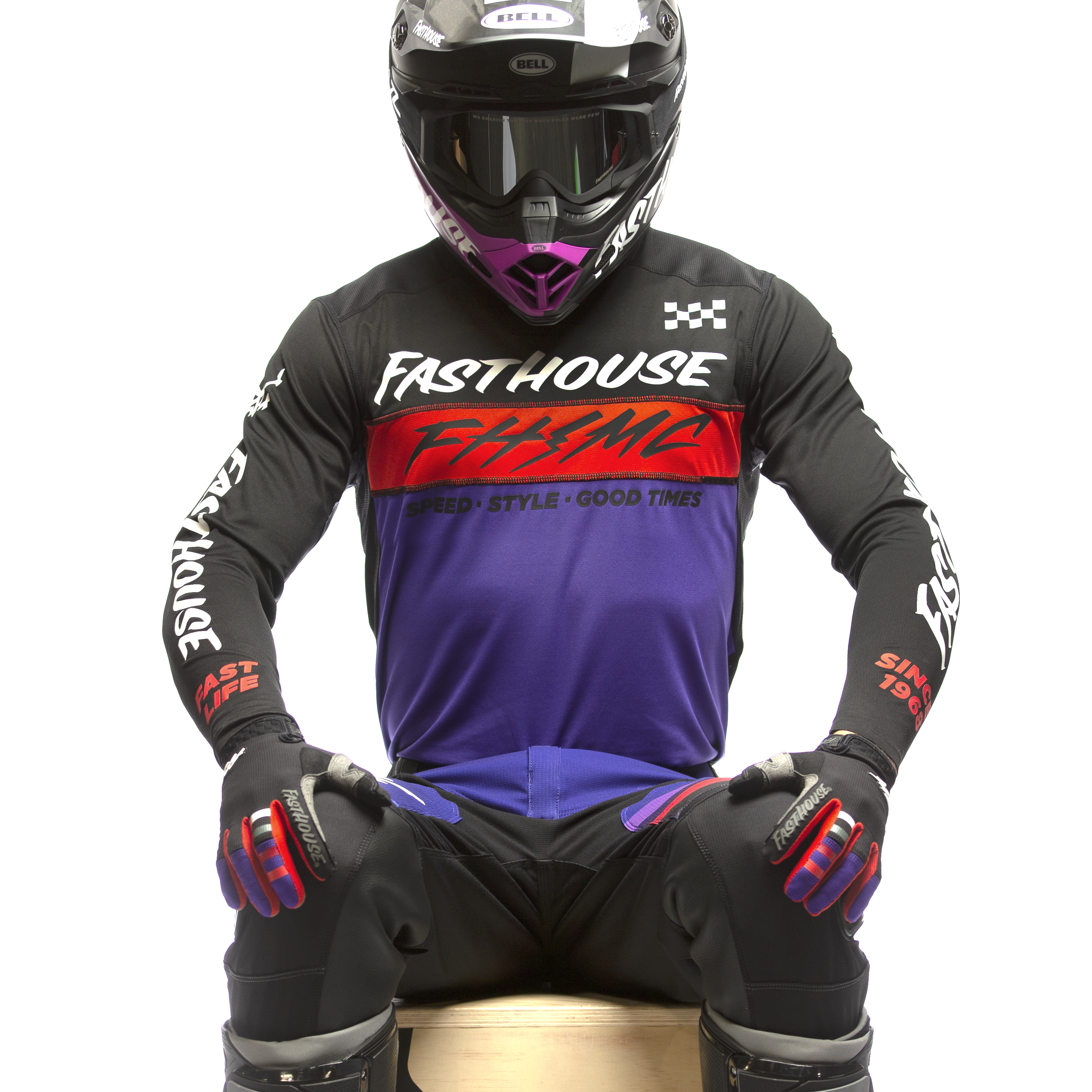 Elrod Evoke Kit - Black-Purple_Pose2_2949